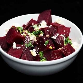 Beet Salad Recipe with Feta Cheese and Citrus Balsamic Vinaigrette