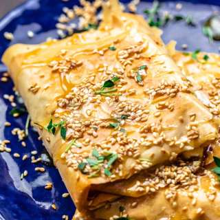 Phyllo-Wrapped Greek Baked Feta with Honey