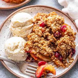 Apple Pear Cranberry Crisp