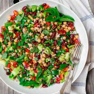 Mediterranean Three Bean Salad