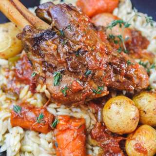Easy Braised Lamb Shanks Recipe