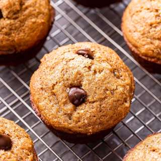 Gingerbread Chocolate Chip Muffins