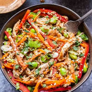 Sesame Chicken Noodle Bowls