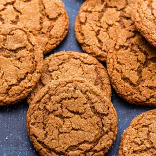 Chewy Ginger Molasses Cookies