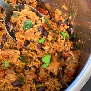 Instant Pot Pork, Rice and Beans