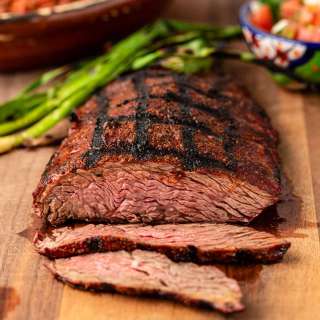 Bavette Steak (Cooked on the Grill)