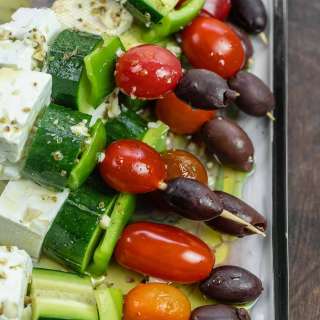 Greek Salad Skewers
