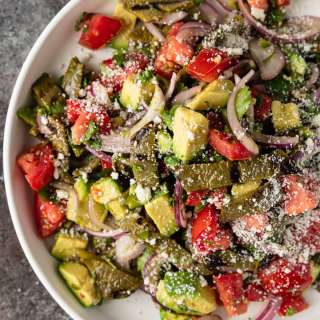Cactus Salad with Grilled Nopales