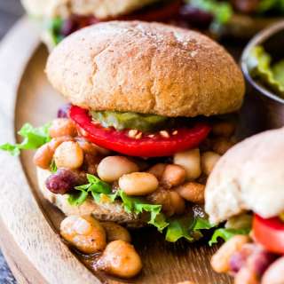Vegan Three Bean Sloppy Joe Sliders