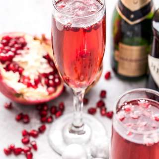 Pomegranate French 75