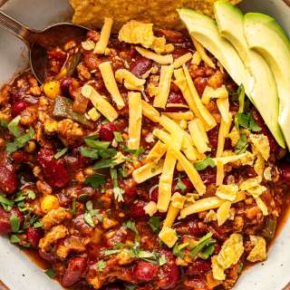 Healthy Slow Cooker Turkey Chili