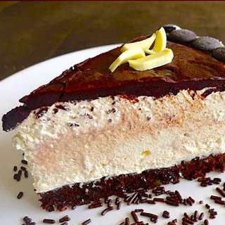 Vit Chokladmoussetarta