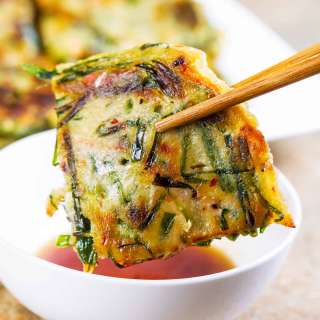 Pajeon (Korean Scallion Pancakes)