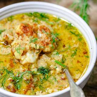 Roasted Cauliflower Soup