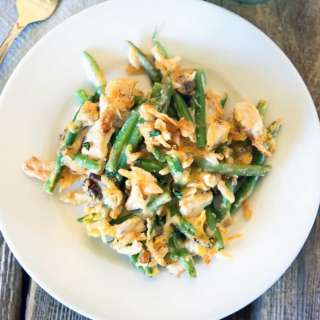 Turkey Green Bean Casserole Gratin