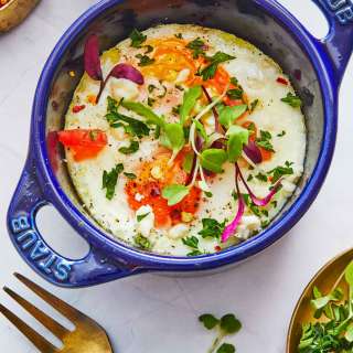Simple Oven Baked Eggs
