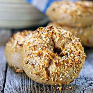 Everything Sourdough Bagels