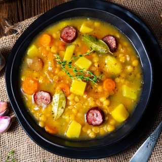 Rustic Yellow Pea Soup