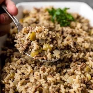 Dirty Rice (Cajun Rice Recipe) + Video
