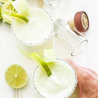 Frozen Honeydew Margaritas