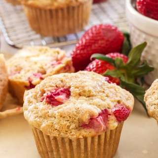 Strawberry Cheesecake Muffins