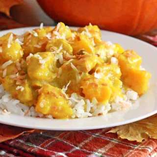 Pumpkin Curry with Chicken and Coconut