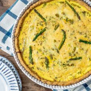 Healthy Asparagus Quiche