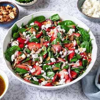 Strawberry Spinach Salad