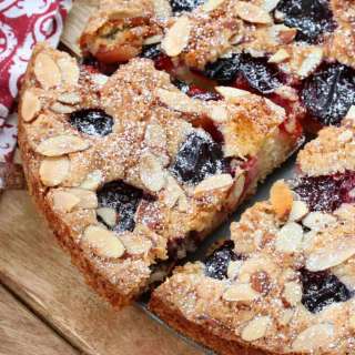 French Almond Plum Cake