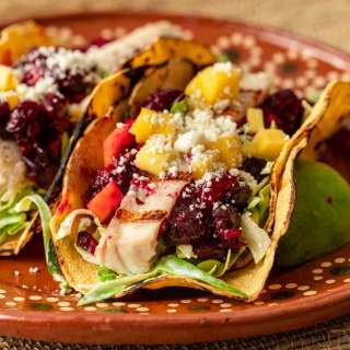 Mahi Mahi Tacos w/ Fruit Salsa