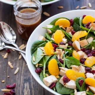 Teriyaki Chicken and Spinach Salad