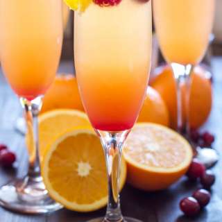 Cranberry Orange Mimosas
