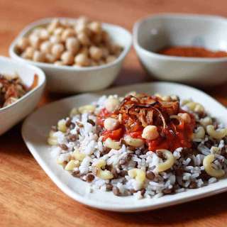 Koshari (The National Dish of Egypt)