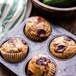 Chocolate Chunk Zucchini Muffins