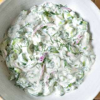 Creamy Cucumber Salad