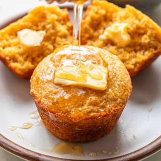 Honey Cornbread Muffins