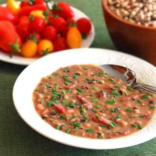 Smoky Black Eyed Pea Soup