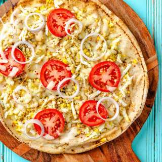 Pita Breakfast Pizza with Za’atar