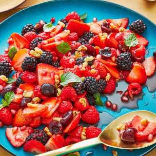Fruit Salad with Citrus Honey Dressing