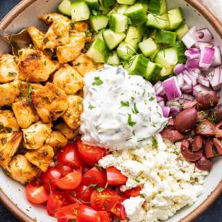 Chicken Gyro Bowls
