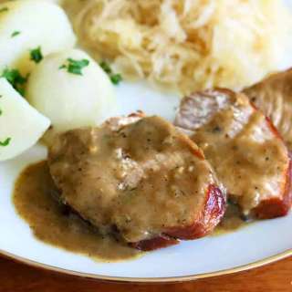 Senfbraten (German Pork Roast with Mustard Gravy)