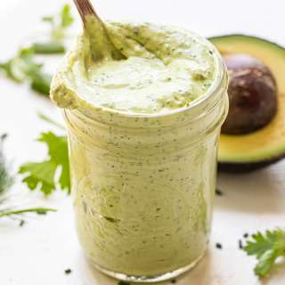 Homemade Avocado Ranch Dressing