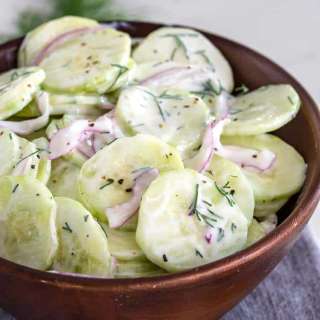 Creamy Cucumber Salad