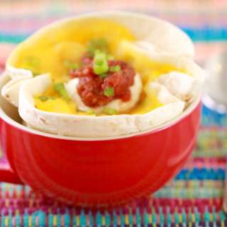 Microwave Breakfast Burrito in a Mug(Mugrito)
