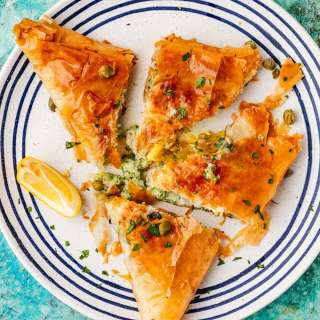 Tunisian Brik au Thon (Potato, Tuna, and Egg Stuffed Phyllo)
