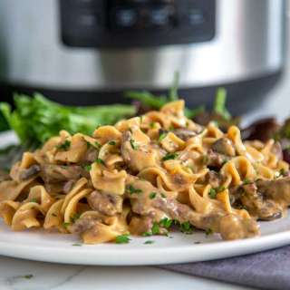 Crock-Pot Express Beef Stroganoff