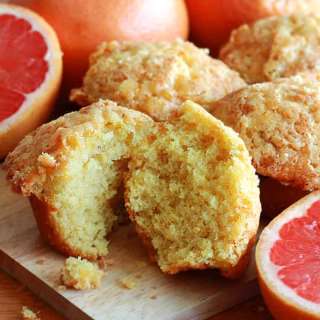 Pink Grapefruit Muffins