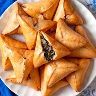 Fatayer (Spinach and Onion Savory Hand Pies)