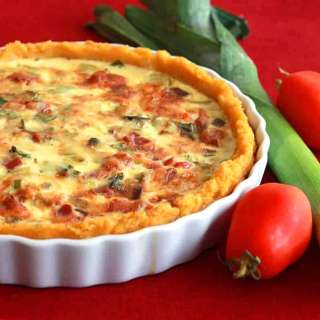 BLT Polenta Quiche