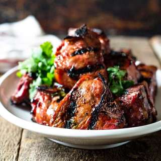 Grilled Hoisin Lamb Loin Chops